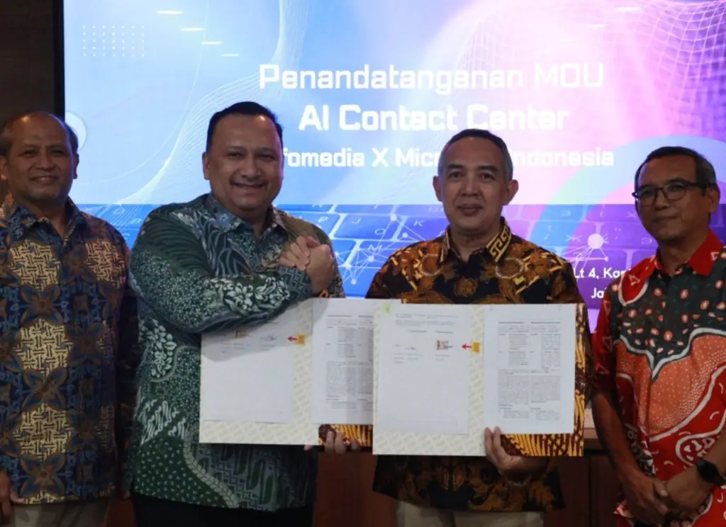 Infomedia Gandeng Global Partner Perkuat Layanan Contact Center berbasis AI